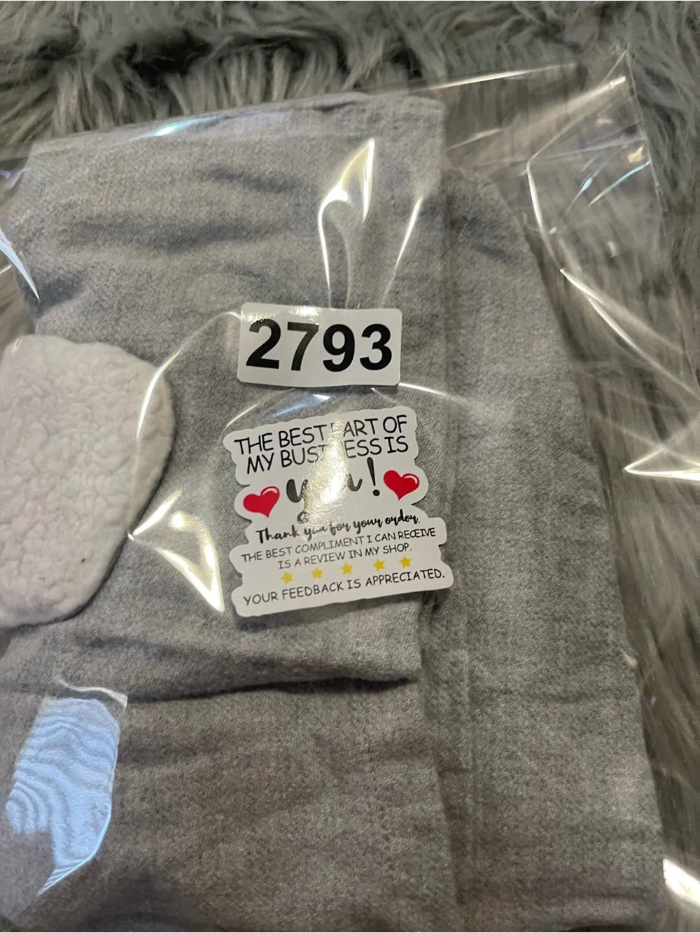 Carters Baby Girl Gray Jumper Dress with Sherpa Pockets | Size 18 months #2793